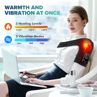 Intelligent Electric Heating Knee Protection Massage Warm Compress Joint Protection Neck Shoulder Knee Vibration Device